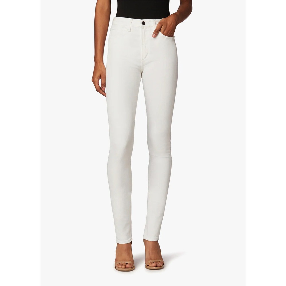 Joe's Jeans The‎ Twiggy Tall Mid Rise Skinny White Denim Size 26